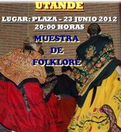 Las áreas de Música y Danza de Escuela de Folklore de la Diputación ofrecerán una actuación en Utande el próximo sábado
