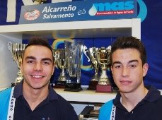 Los deportistas del Alcarreño de Salvamento Gonzalo Mateo y Jorge García de la Rosa deportistas de Alto Nivel.