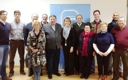 Mario San Martín y Alberto Domínguez, presidentes de las juntas local y comarcal de Torrejón del Rey y Jadraque respectivamente