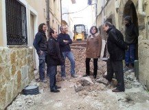 La Diputación ejecuta nuevas obras de renovación de redes y pavimentación en la localidad de Brihuega 