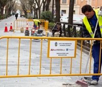 El Ayuntamiento mejora el pavimento en Iparraguirre y la plaza de Beladíez