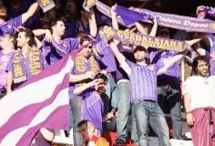 Más de 75 aficionados de la Peña La Zorra se desplazaron a Gijón para animar al Depoorrr (Foto: www.eduardobonillaruiz.com)