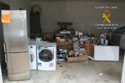La Guardia Civil detiene a una persona en Mirabueno tras cometer un robo en un almacén de electrodomésticos de Soria
