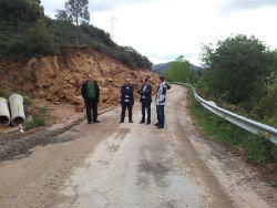 La Diputación mejora la carretera GU-985 en el tramo de acceso a Castilforte 
