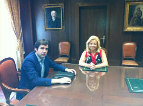 Lorenzo Robisco se interesa por el funcionamiento del Servicio Provincial de Residuos que gestiona la Diputación de Soria