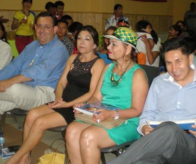 La embajadora de Ecuador en la Jornada Intercultural de El Casar 