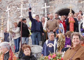 Diputación y Junta participan en una de las tradiciones más importantes de la Sierra: la romería al Alto Rey 