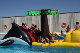 Diversión acuática, flamenco y devoción solidaria, protagonistas de las fiestas de La Blanca en Quer