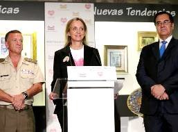 La consejera Carmen Casero durante la presentación de Farcama