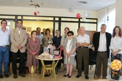 Condado asiste al homenaje de una centenaria en Cifuentes 