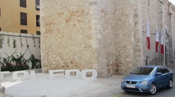 La capilla de Brihuega , marco excepcional para la presentación del nuevo Seat Toledo