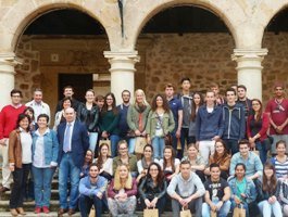 El Ayuntamiento de Sigüenza recibió a una delegación de estudiantes suizos de Segontiae