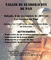 Cifuentes recupera oficios artesanales a través de un taller de elaboración de pan