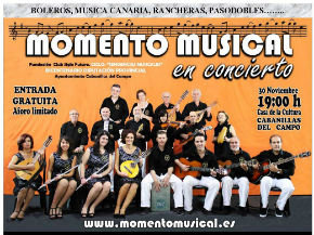 La formación conquense Momento musical invita a los cabanilleros a disfrutar de una tarde dedicada al bolero, las rancheras y la ronda