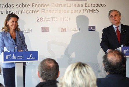 El vicepresidente de la Comisión,Tajani: “A nivel europeo, es un modelo lo que está haciendo Castilla-La Mancha”
