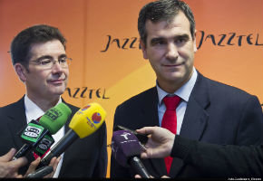 El alcalde de Guadalajara y el consejero delegado de Jazztel visitan Jazzplat España al cumplirse su primer año de actividad