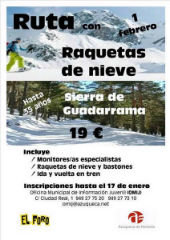 Ya se puede solicitar plaza en la salida a la Sierra de Guadarrama para jóvenes de Azuqueca