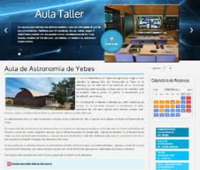 La web www.astroyebes.es del aula municipal de astronomía de Yebes mejora su imagen y funcionalidad