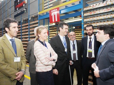 Casero: La empresa Neovia es un ejemplo del potencial logístico de Guadalajara por su ubicación en el corazón de España