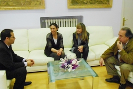 La presidenta de la Diputación se reúne con la presidenta nacional del Colegio de Ingenieros