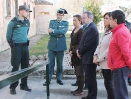 Labrador destaca la importancia de la inversión de la Diputación de Guadalajara en los cuarteles de la provincia porque la Guardia Civil es la institución de todos