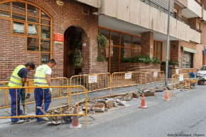 La calle Ros Emperador y adyacentes se preparan para la operación asfalto