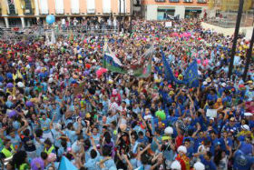 El chupinazo de peñas en Ferias se celebrará el día 7 y el desfile de carrozas el 6 de septiembre