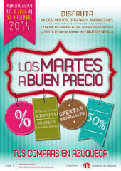 El martes arranca en Azuqueca la campaña de apoyo al comercio local 'Martes a buen precio'