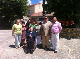 La Diputación felicita a Elías Laina, vecino de Fuensaviñán, en su 101 cumpleaños