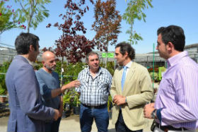 El director general de Agricultura ha visitado las instalaciones de ‘Viveros Sánchez’, en Cabanillas del Campo