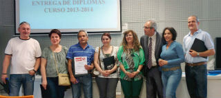 Entrega de diplomas del curso 2013/2014. Fotografía: Ayuntamiento de Azuqueca de Henares.