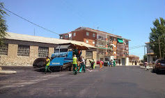 Horche inicia la “operación asfalto” de las calles del municipio en las inmediaciones al Centro de Salud