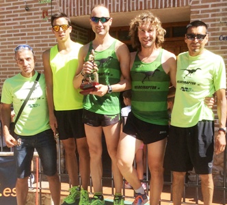 Javier Rosado y Beatriz Fernández Francos, vencedores de la I Legua de Fontanar