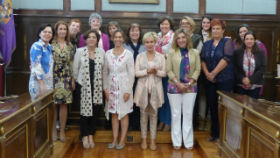 La Diputación acoge un encuentro de trabajo con integrantes de la Asociación de Familias y Mujeres del Medio Rural