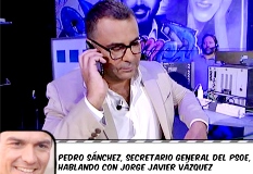 Pedro Sánchez llama a Sálvame para recuperar el voto de Jorge Javier 