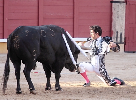 El único a la altura de la tarde, y que cambió el movimiento de sus pies por el asentamiento en la plaza, fue Miguel Abellán (Foto: www.eduardobonillaruiz.com)