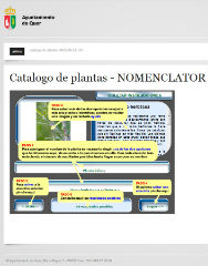 Quer vuelca en internet el catálogo de especies vegetales del municipio 