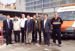 Una delegación China se interesa por el servicio que presta Protección Civil en Guadalajara