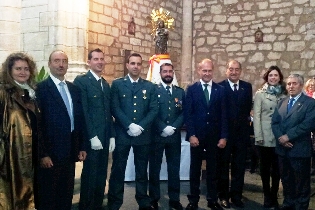 Pareja reconoce la labor de la Guardia Civil en el Día de la Hispanidad