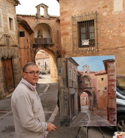 El toledano Rafael Carrascal gana el XVII Concurso de Pintura Rápida de Sigüenza 