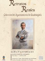 Ya puede visitarse la colección de retratos de los Reyes de España en Guadalajara