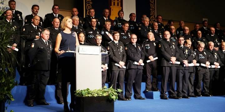 Cospedal apoya en Guadalajara a la Policía Local de Castilla-La Mancha