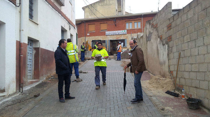 El Plan de Obras de la Diputación permite arreglar pavimento y redes de agua en céntricas calles de Jadraque 