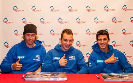 Guadalajara se vuelca con la visita de los pilotos Isaac Viñales, Jakub Kornfeil y Carmelo Morales