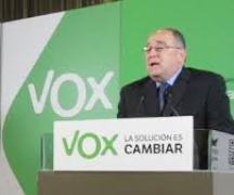 El hasta hora Coordinador de VOX Guadalajara, Alvárez de los Heros, en las pasadas elecciones europeas