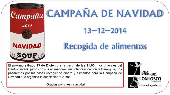 La Parroquía María Auxiliadora celebra su tradicional Campaña de Navidad