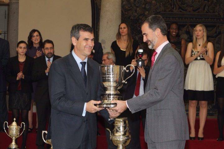 Román: “El premio recibido hoy es un reconocimiento a ocho años de trabajo en favor del deporte”