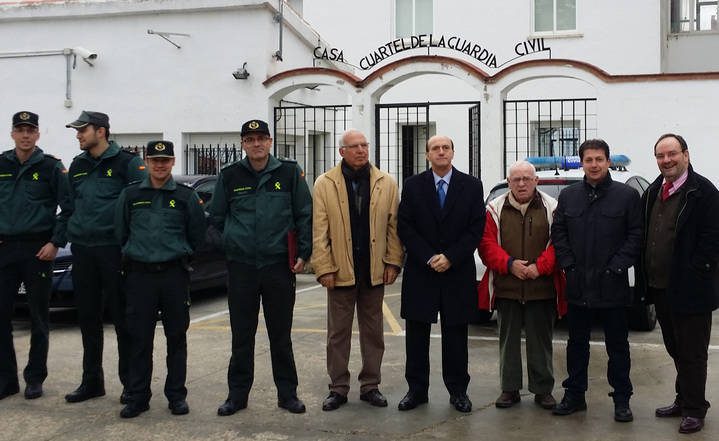 El subdelegado del Gobierno visita el cuartel de la Guardia Civil en Sacedón