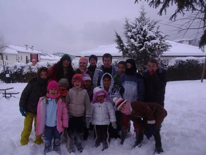 Saludos desde 'la Siberia española', en el Colegio Rural Agrupado Sexma de la Sierra