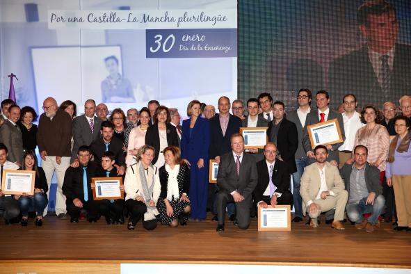 Cospedal valora en Guadalajara el esfuerzo del magnífico profesorado de Castilla-La Mancha a la hora de reducir la tasa de abandono escolar temprano en diez puntos